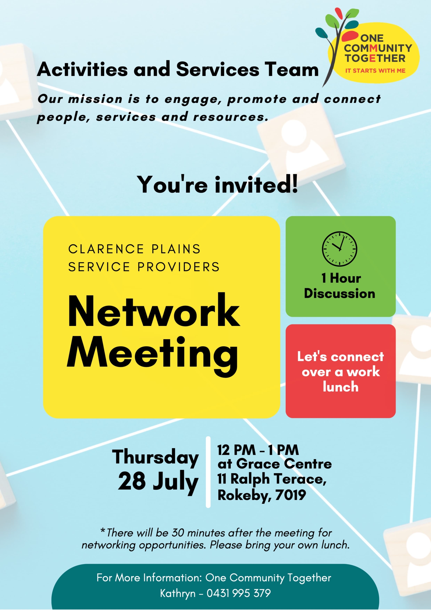 July 2022 Service Providers Network Meeting Flyer
